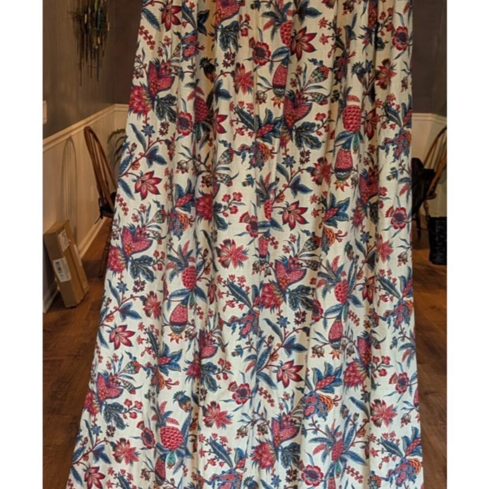 Custom Made Drapes 77 X 20 Top 50 Bottom 2 panels